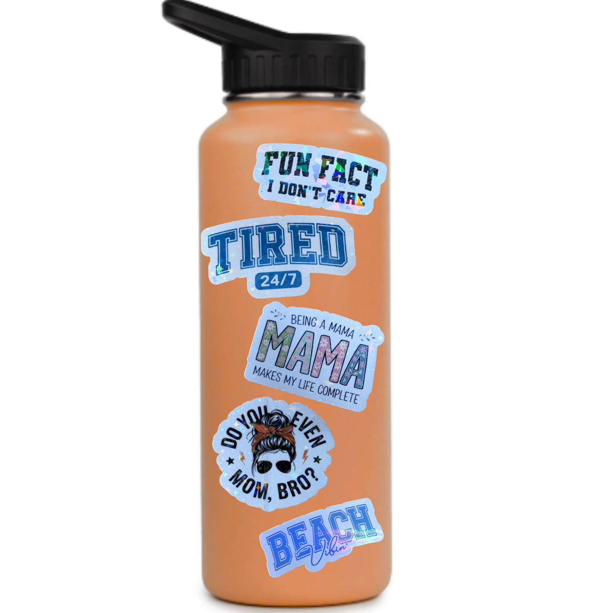 Tired Vinyl Sticker