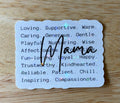 Mom Text Vinyl Sticker