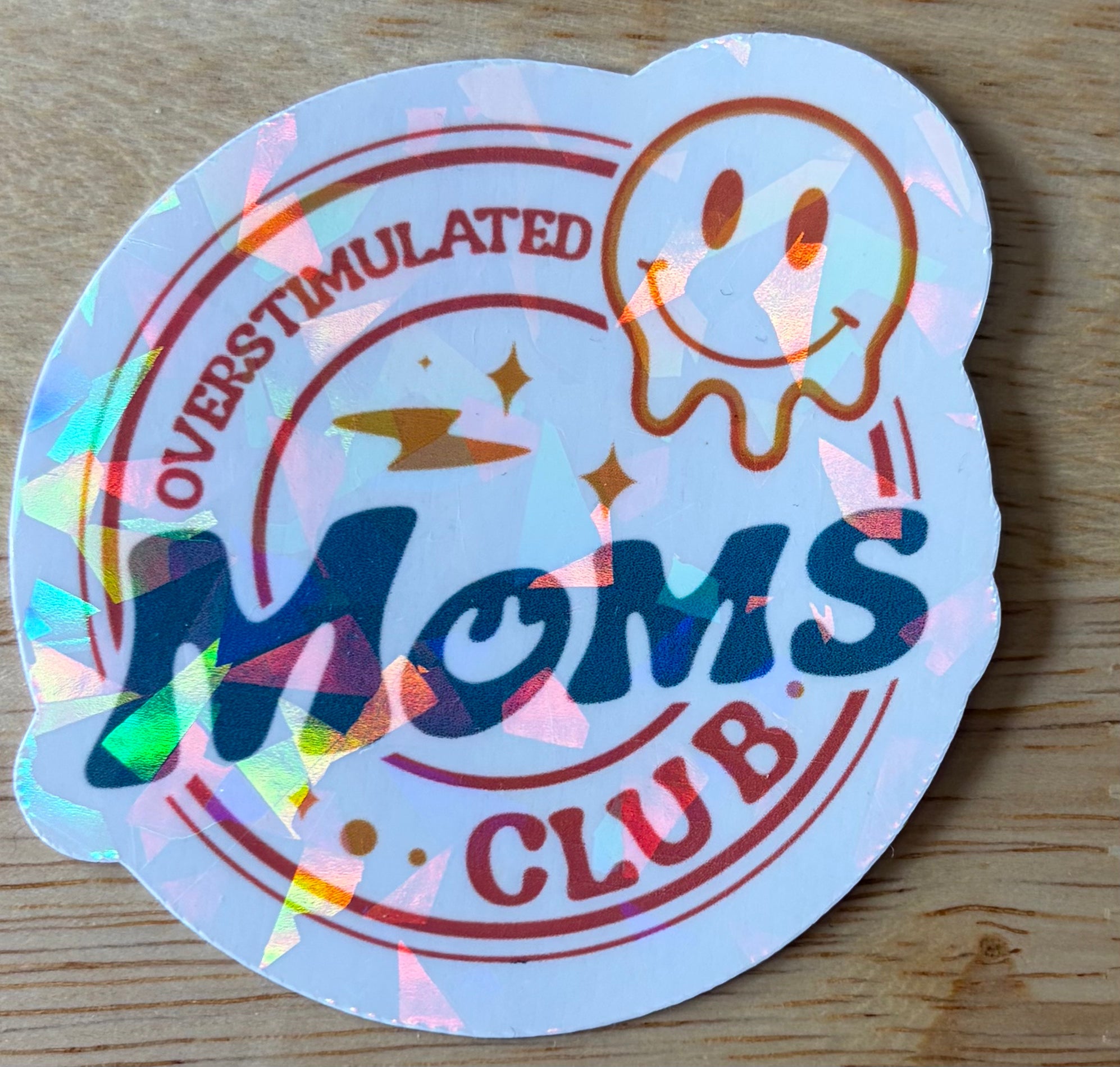 Overstimulated Moms Club Vinyl Sticker